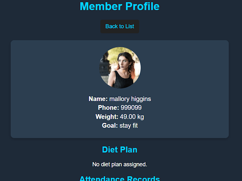 Cover image for A gym management web application