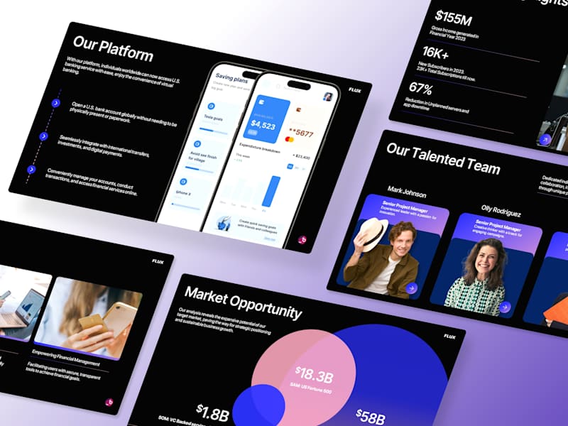 Cover image for Fintech Pitch deck Presentation