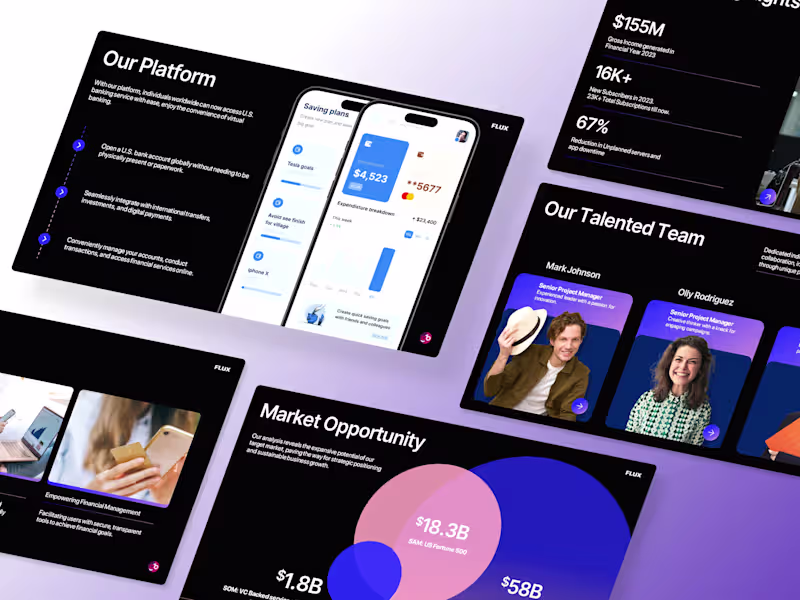 Cover image for Fintech Pitch deck Presentation