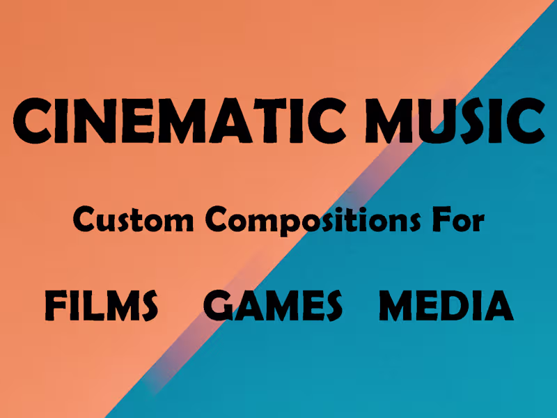 Cover image for I will compose music for your game, film, or other media