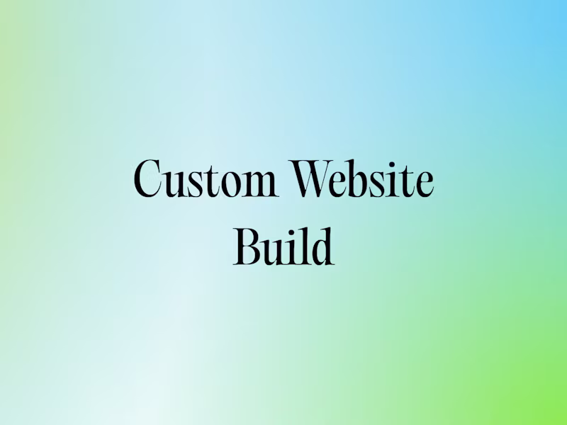 Cover image for Website Development
