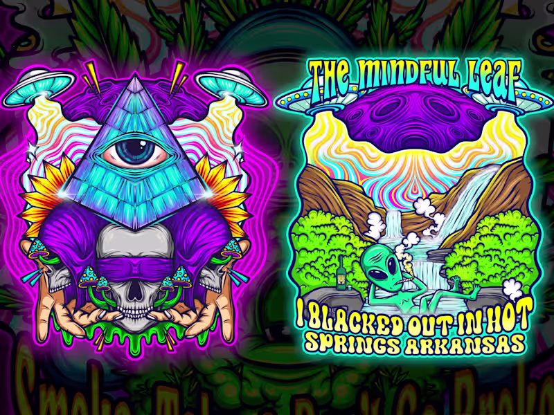 Cover image for i will create trippy psychedelic illustration for you