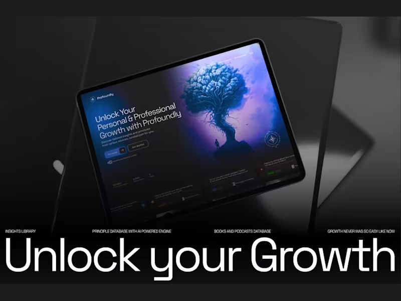 Cover image for Profoundly | Unlock your Growth