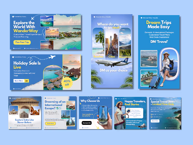 Cover image for Social Media Post Design stories and banner design