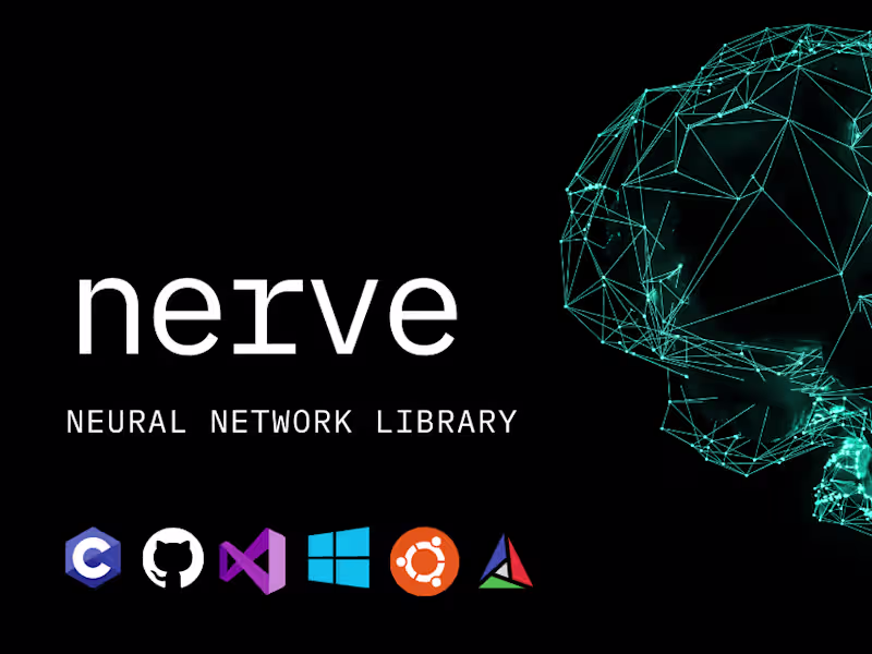 Cover image for Nerve | Neural Network Library