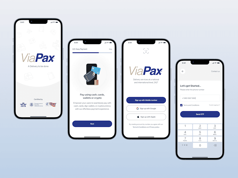 Cover image for ViaPax - Peer-2-Peer Logistic Mobile App