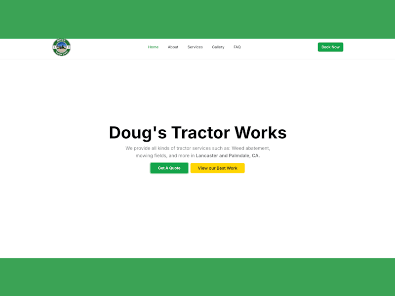 Cover image for Doug’s Tractor Works