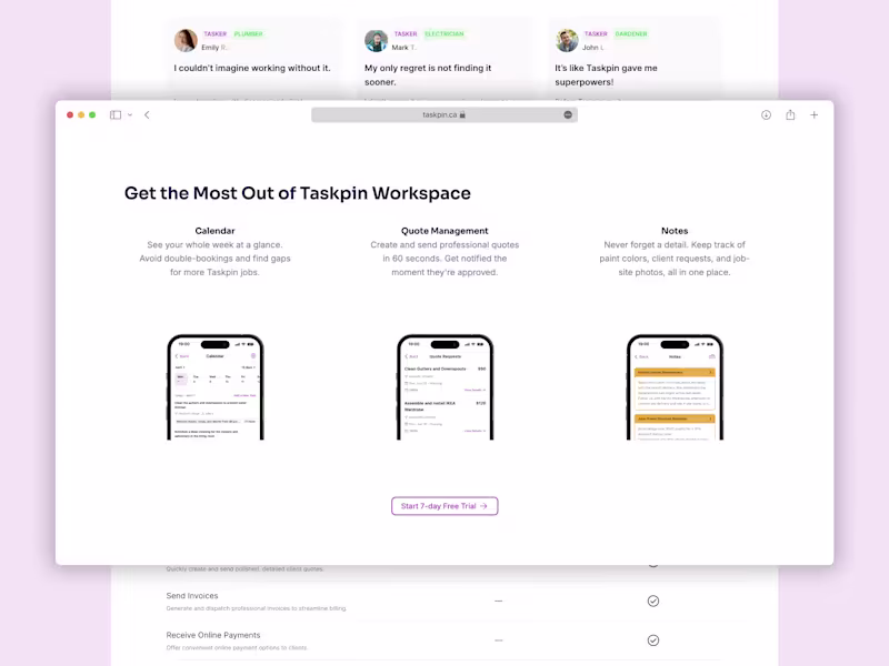 Cover image for Motion Design: Taskpin Workspace Features