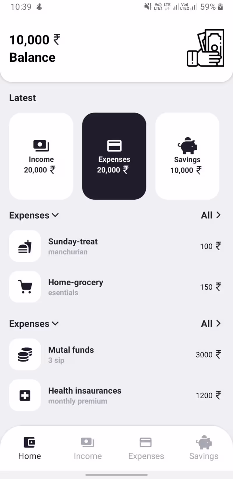 Cover image for Finance management app UI/UX
