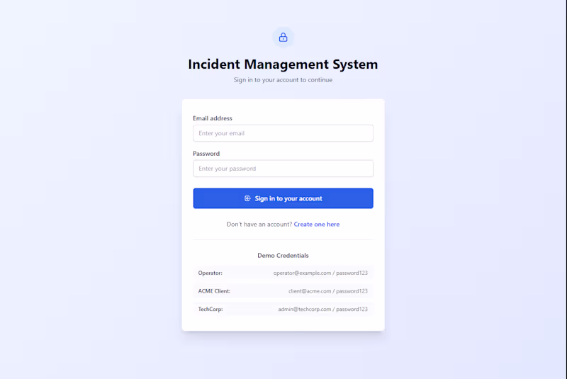 Cover image for Enterprise-Grade IT Incident Response Platform Development