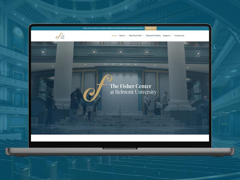 Cover image for The Fisher Center | Website