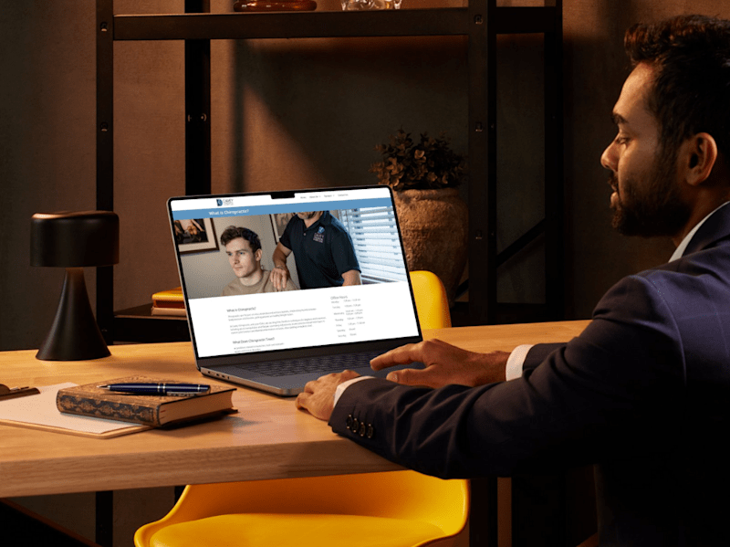 Cover image for Davey Chiropractic Website Redesign and Development