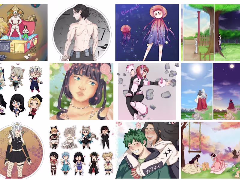 Cover image for I will do a cute digital illustation for you