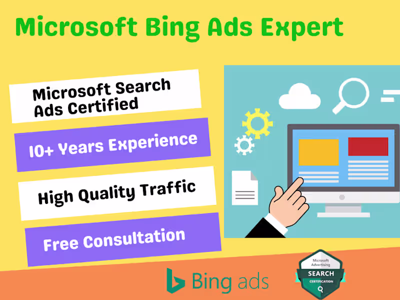 Cover image for Microsoft Bing Search Ads Setup and Managementmicrosof