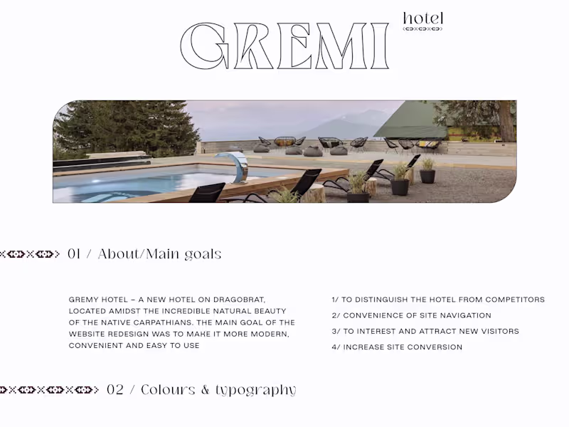 Cover image for Hotel Landing Page