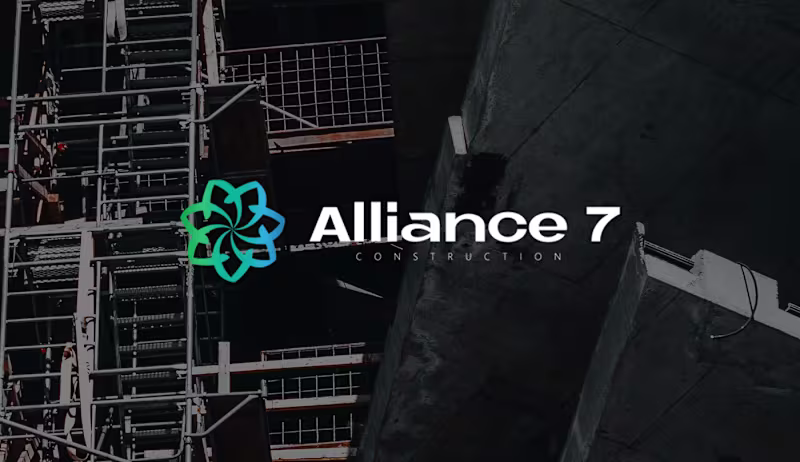 Cover image for Alliance7 Construction Inc on Behance