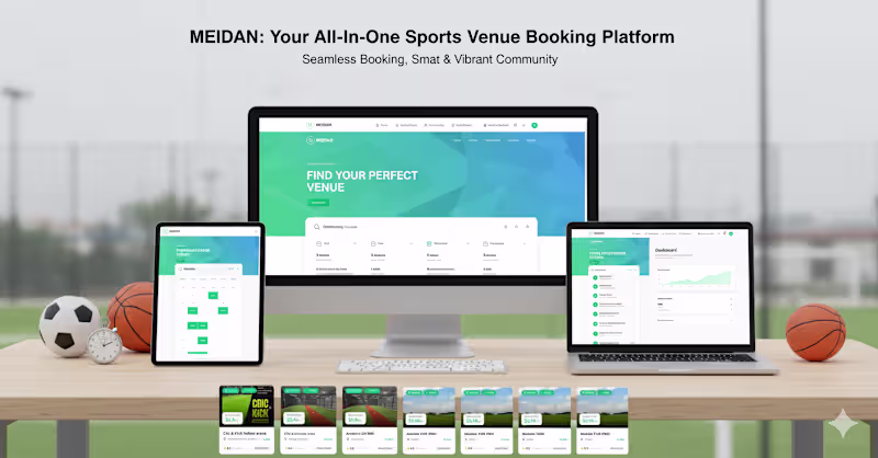 Cover image for Meidan is a sports-tech platform designed to simplify how at...