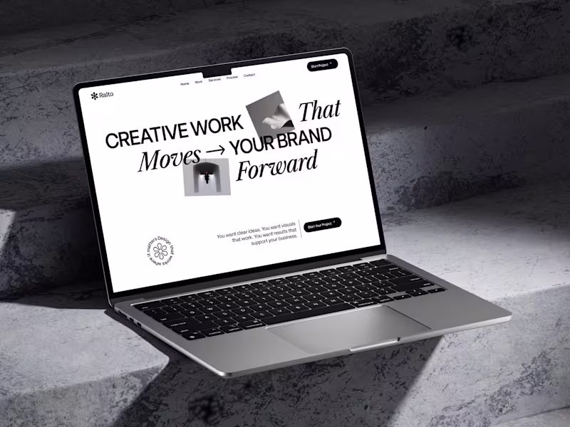 Cover image for Ralto is a creative direction and visual system project I bu...