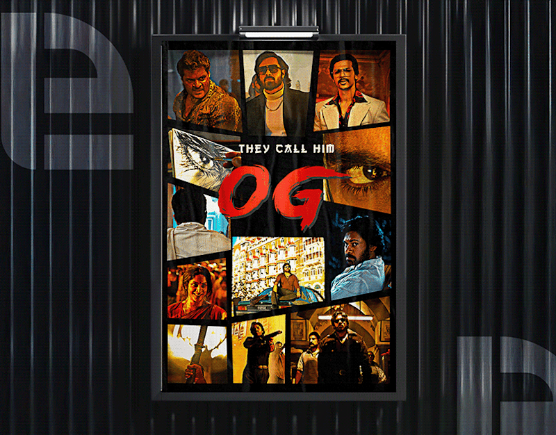 Cover image for They Call Him OG – Poster Design By Likhith Erram