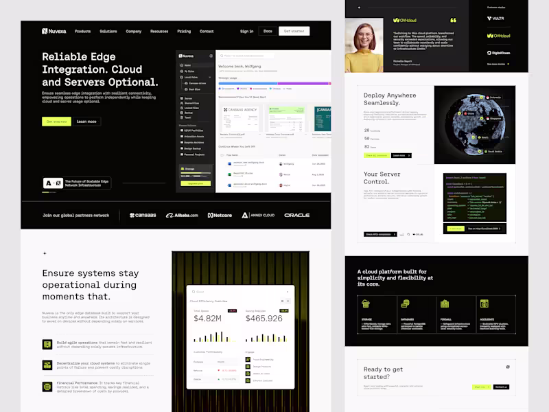 Cover image for Nuvexa - Cloud Landing Page