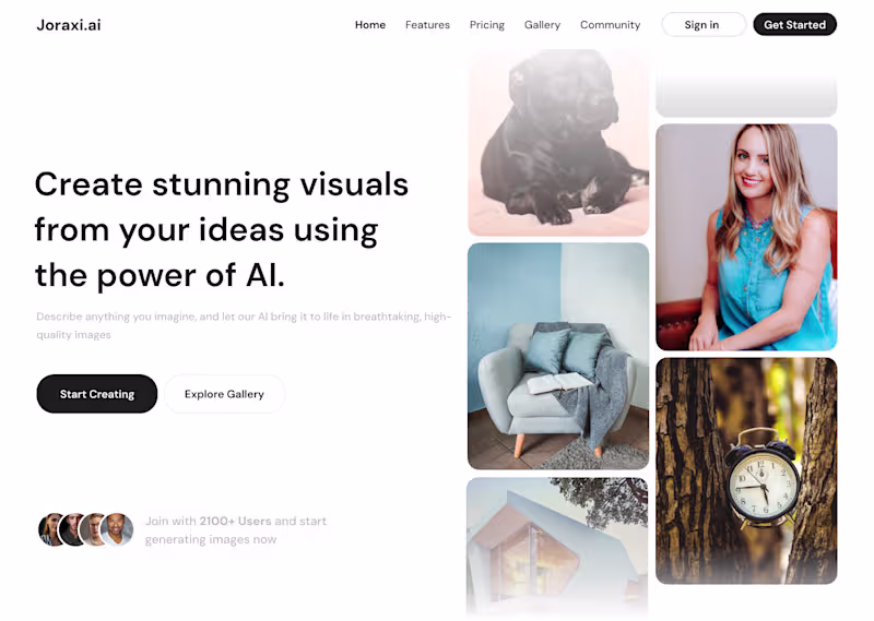 Cover image for Joraxi.ai Hero Section (Redesigned UI)
