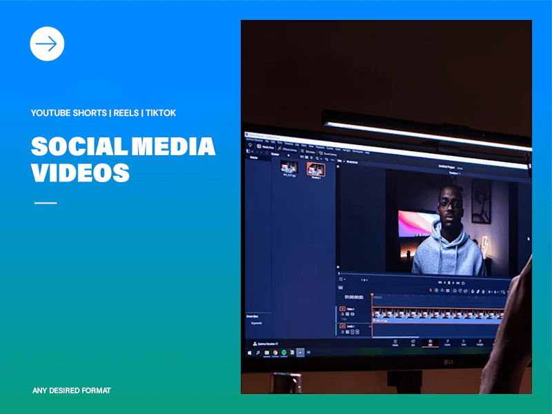 Cover image for Video Editing for Youtube Shorts | Reels | TikTok