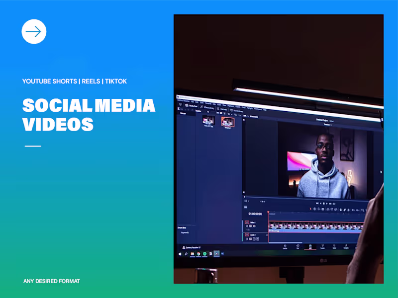 Cover image for Video Editing for Youtube Shorts | Reels | TikTok