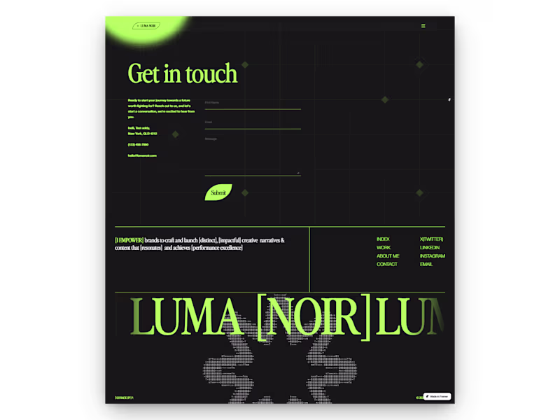 Cover image for Luma Noir: A Minimalist Portfolio Template for Photographers