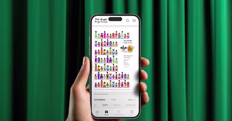 Cover image for Ticketing app for Ranga Shankara