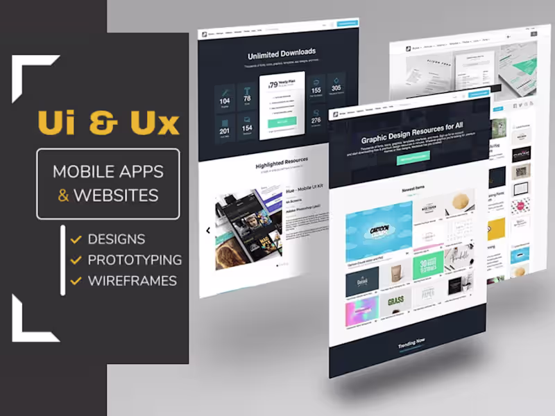 Cover image for figma ui ux design for figma website dashboard mobile app design
