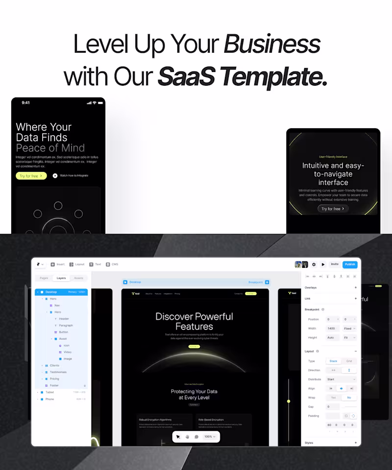 Cover image for Responsive Multipage Website in Framer