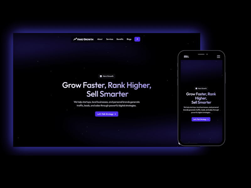 Cover image for Harz Growth Website Redesign