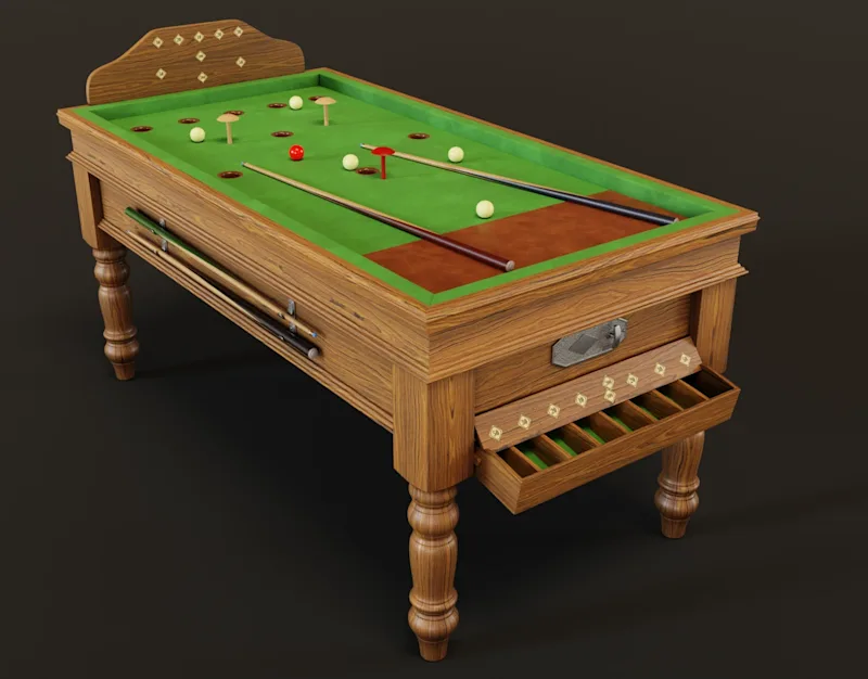 Cover image for 1930's Jelkes Bar Billiards Table