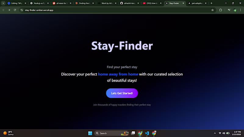 Cover image for Build a Airbnb Clone (Stay-Finder) A production-ready Airbnb...