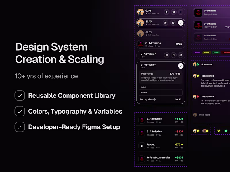 Cover image for Design System Creation & Scaling