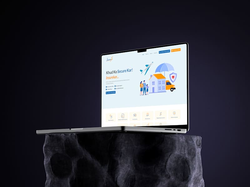 Cover image for Insurance Company - Landing Page - UI UX