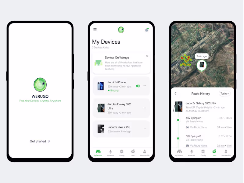 Cover image for Werugo – Lost Device Locator App