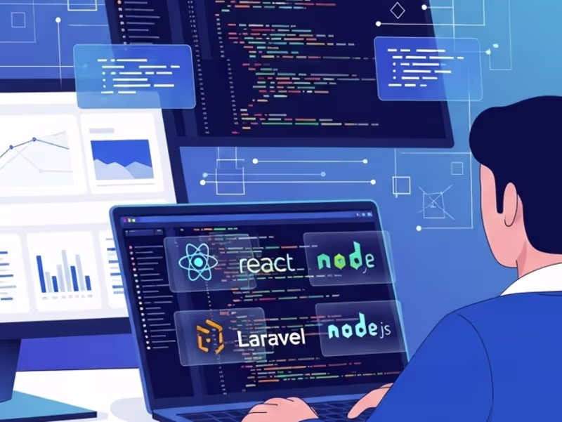 Cover image for Custom Web App Development | Laravel, React & Node.js Expert