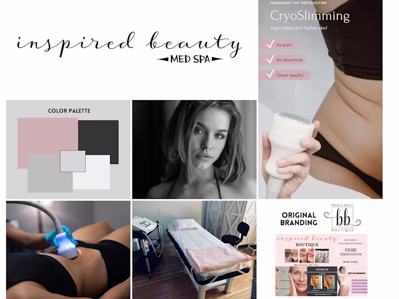 Cover image for Inspired Beauty Med Spa Branding