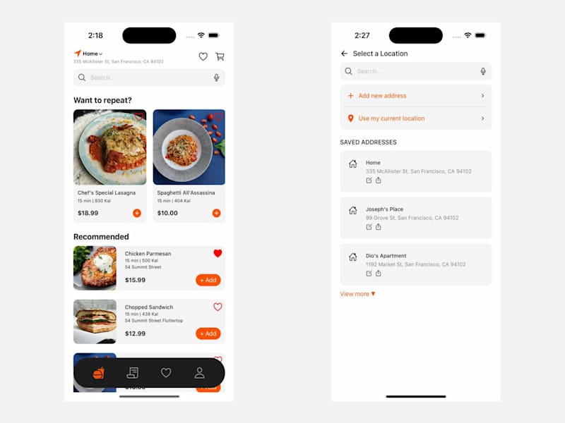 Cover image for Food Delivery Application built with Next and React Native
