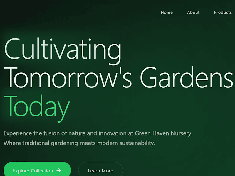 Cover image for Green Haven Nursery Website 🌱
Project Type: Responsive Business