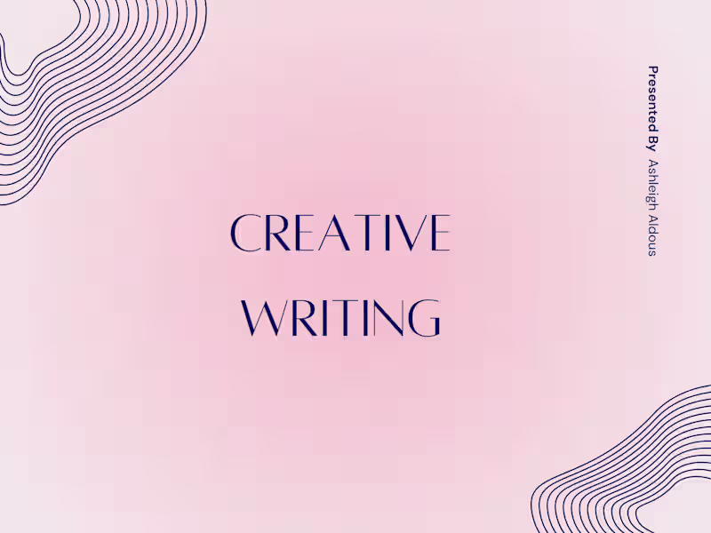 Cover image for Creative Writing for any Purpose.