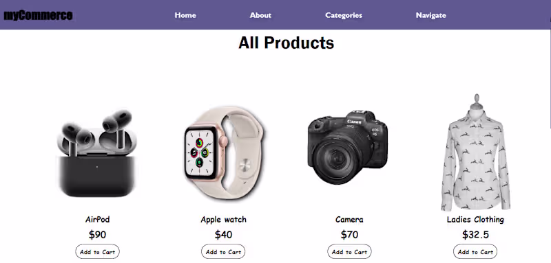 Cover image for I design and build this fully functional Ecommerce website