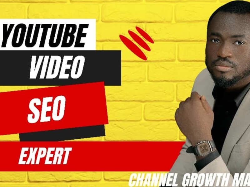 Cover image for I will be your Youtube manager and SEO expert