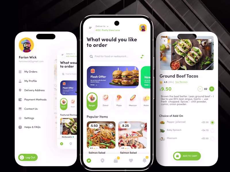 Cover image for Brio Bite - Food Delivery Application :: Behance