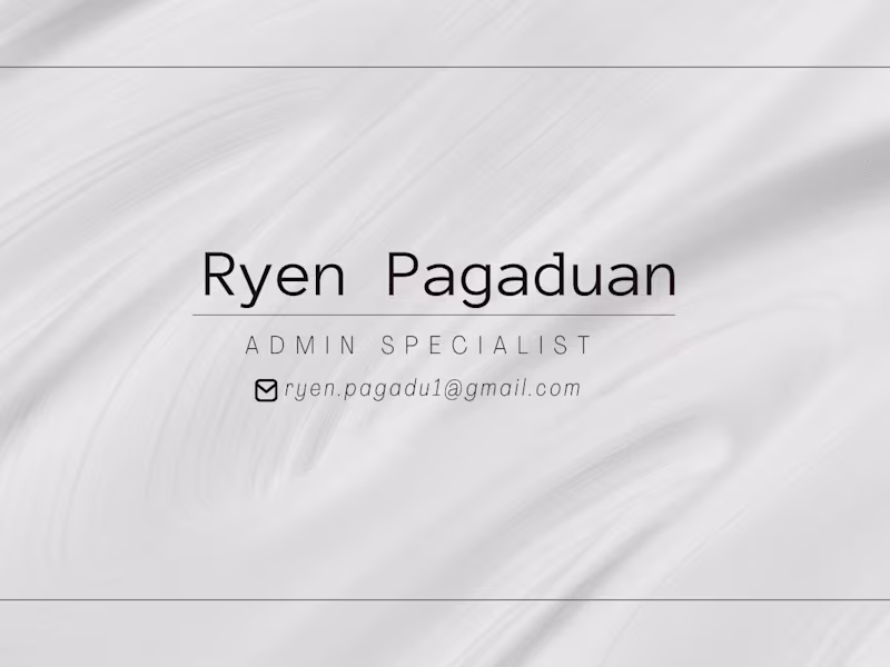 Cover image for Your Tailored Fit Admin Specialist