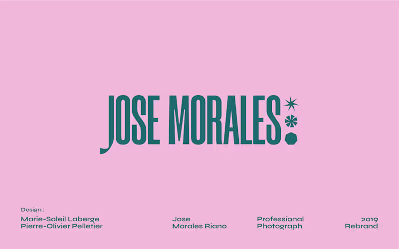 Cover image for Jose Morales — 2019 Rebrand