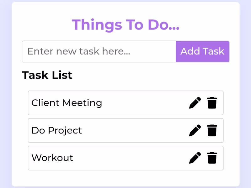 Cover image for To Do App