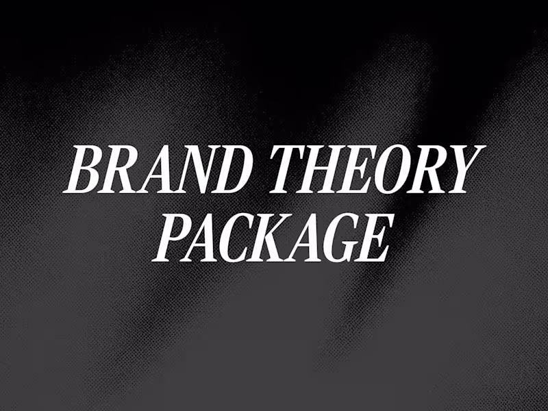 Cover image for Brand Theory Package