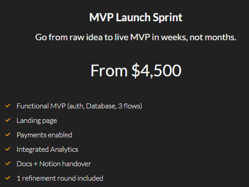 Cover image for MVP Launch Sprint | No-Code & Vibe Coding | Fast Product Build